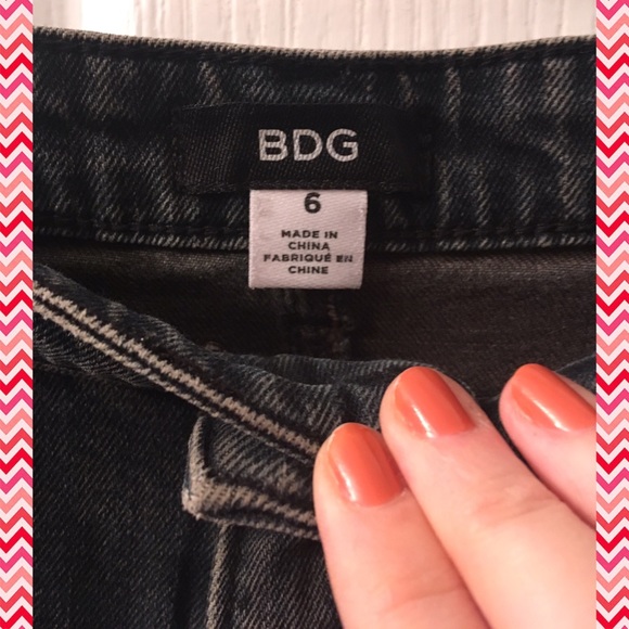 Black Denim Miniskirt - Picture 2 of 3